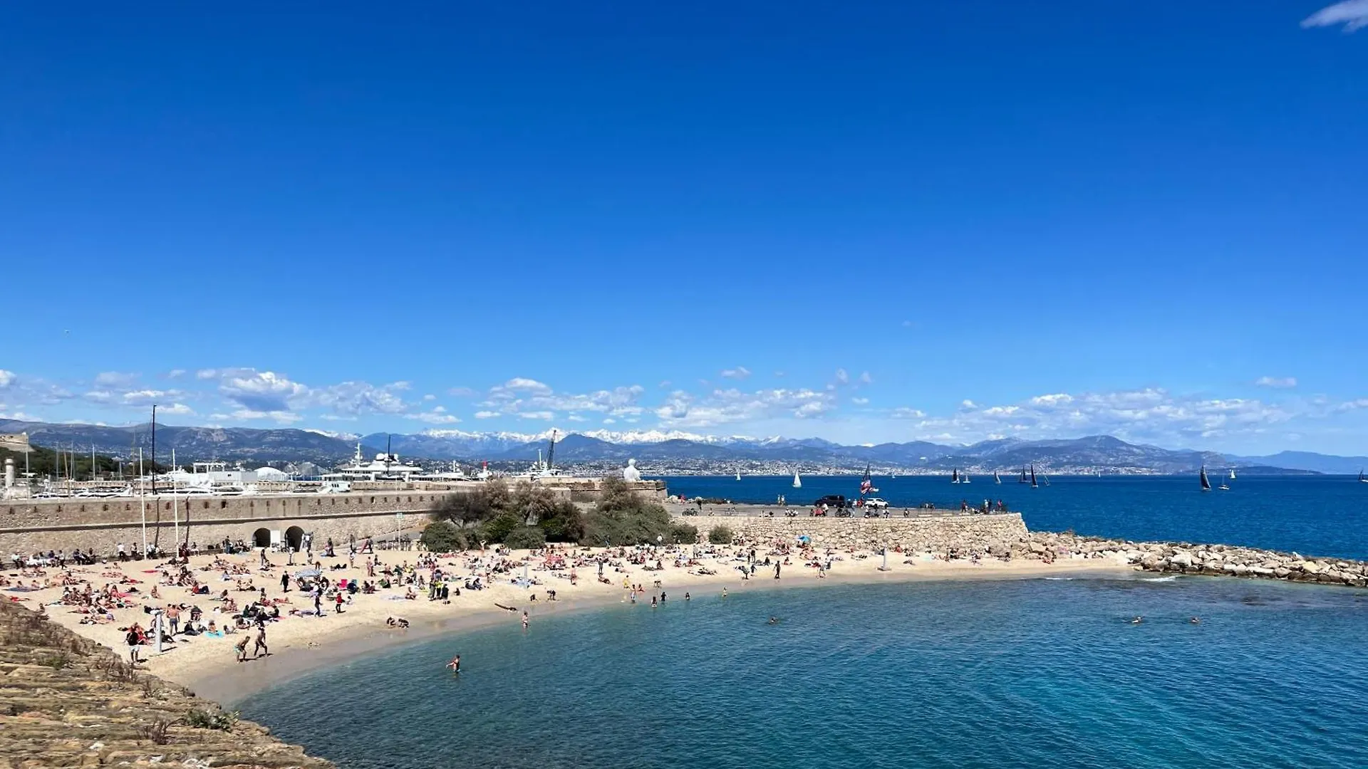 Antibes Carre D'Or Bastion Albert 1Er Vue Mer Apartment